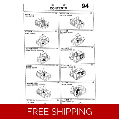 HITACHI ZX160LC-3 PARTS MANUAL HITACHI ZX160LC-3 PARTS MANUAL